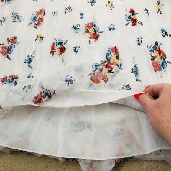 EUC Johnny Was 4Love & Liberty Cold Shoulder Tiered Tunic - Picture 4 of 8